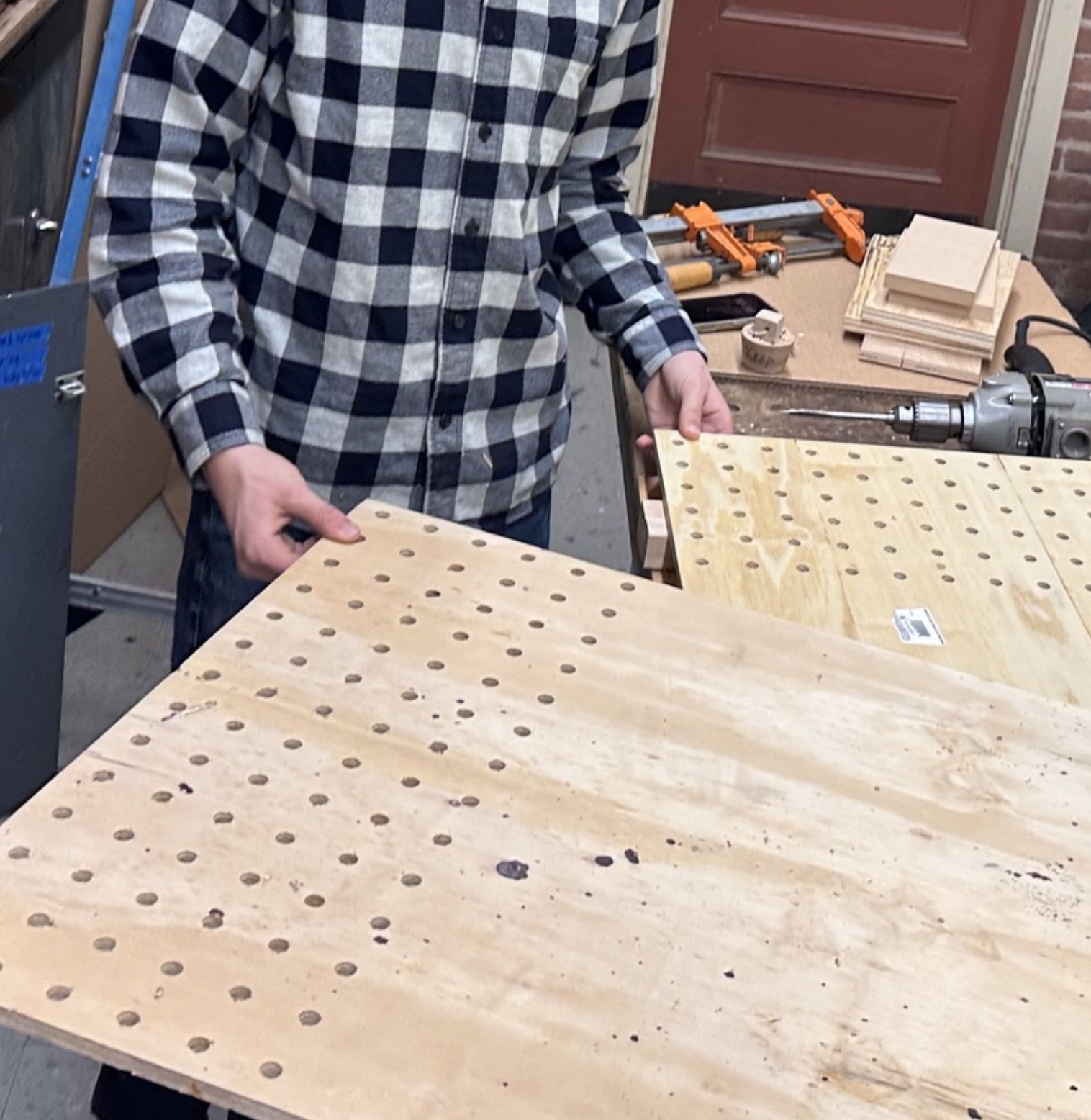 The result of the CNC routing